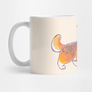 The watercolor dog Mug